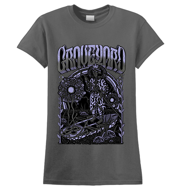 GRAVEYARD (Sweden) - 'Manders' Ladies T-Shirt (Charcoal)