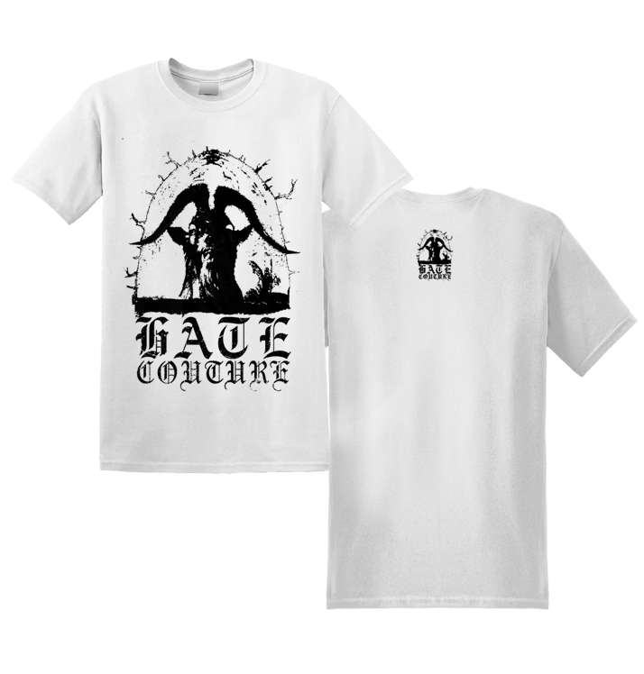 HATE COUTURE - 'Goat Logo' White T-Shirt