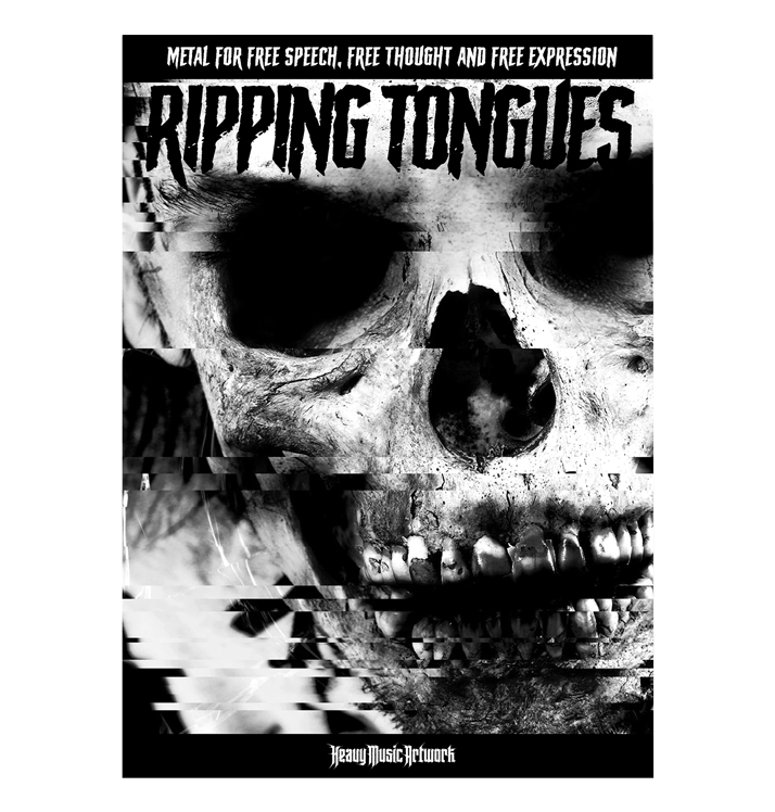 HEAVY MUSIC ARTWORK - 'Ripping Tongues - Metal For Free Speech, Free Thought & Free Expression' Book