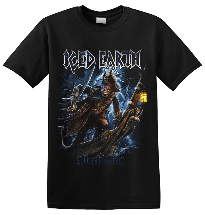 ICED EARTH - 'Black Flag' T-Shirt