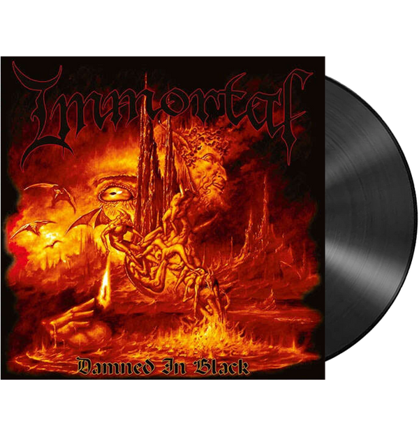 IMMORTAL - 'Damned In Black - Alternative Cover' LP