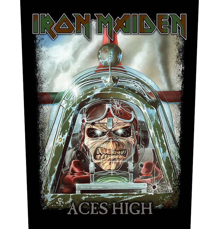 IRON MAIDEN - 'Aces High' Back Patch