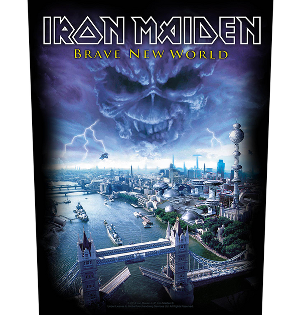 IRON MAIDEN - 'Brave New World' Back Patch