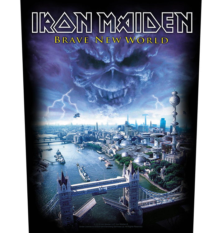 IRON MAIDEN - 'Brave New World' Back Patch