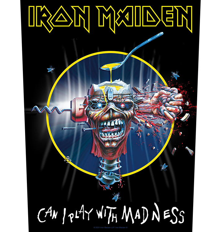 IRON MAIDEN - 'Can I Play With Madness' Back Patch