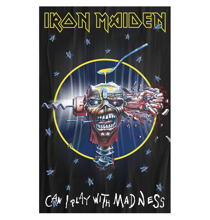 IRON MAIDEN - 'Can I Play With Madness' Flag