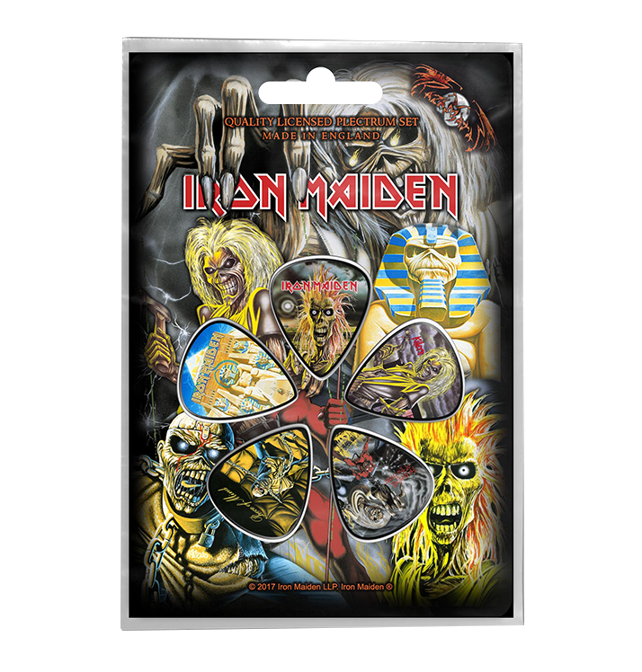 IRON MAIDEN - 'Early Albums' Guitar Pick Set