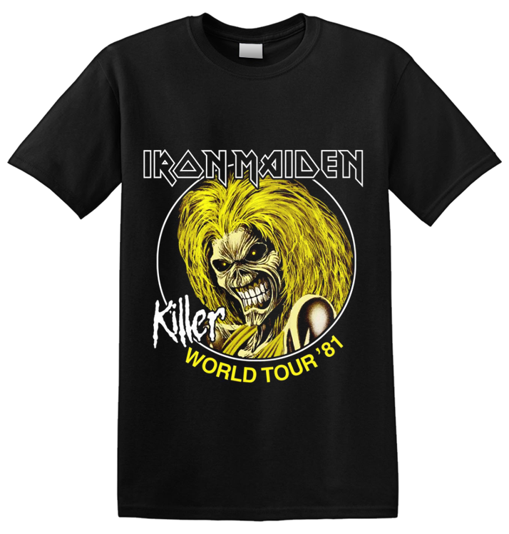 IRON MAIDEN - 'Killers World Tour 81' T-Shirt