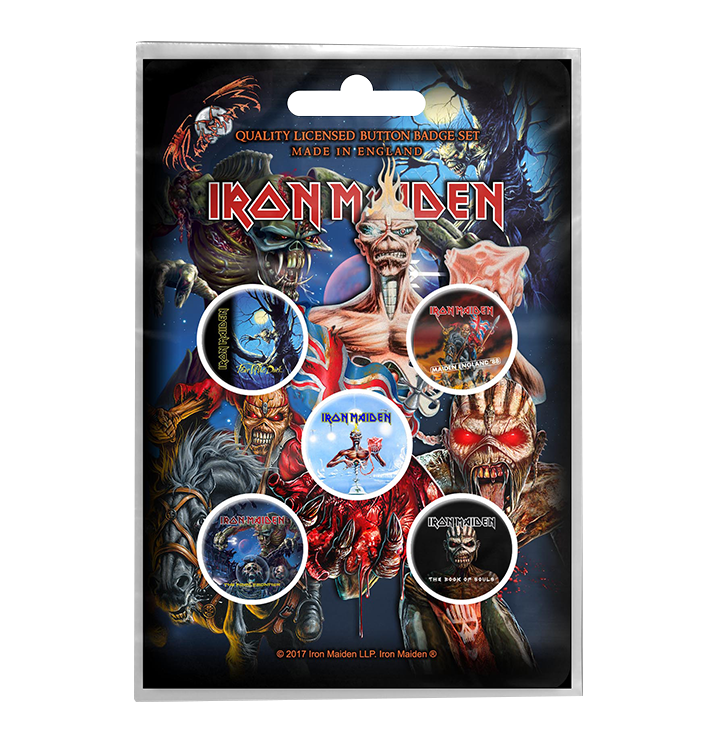 IRON MAIDEN - 'Later Albums' Badge Set