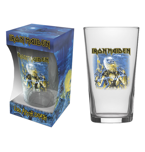IRON MAIDEN - 'Live After Death' Beer Glass