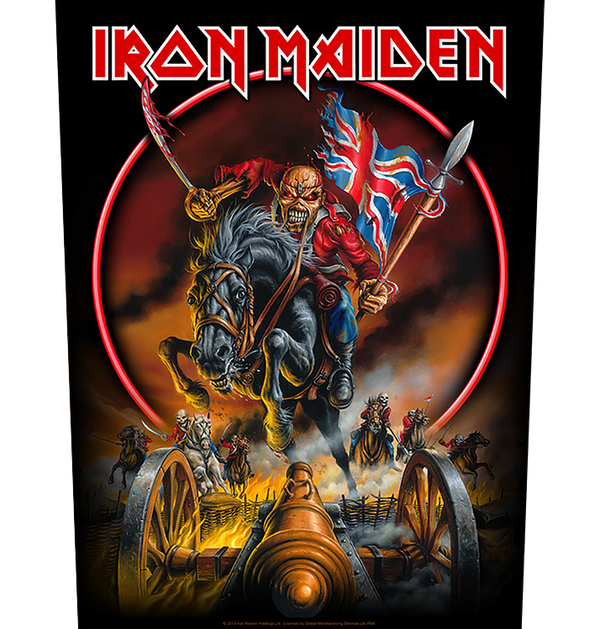 IRON MAIDEN - 'Maiden England' Back Patch