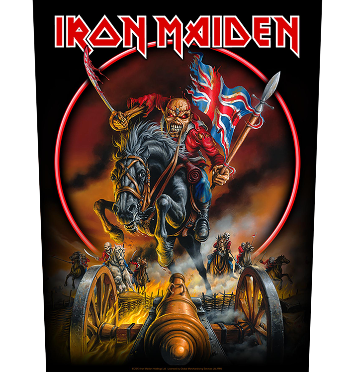 IRON MAIDEN - 'Maiden England' Back Patch
