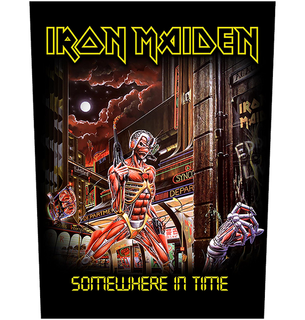 IRON MAIDEN - 'Somewhere In Time' Back Patch