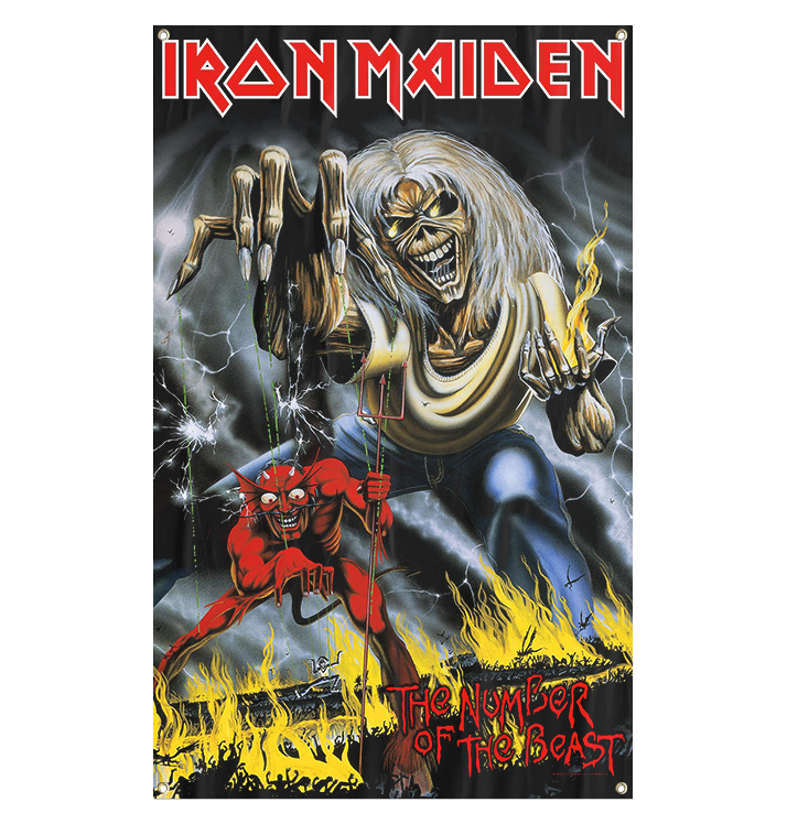 IRON MAIDEN - 'The Number Of The Beast' Flag