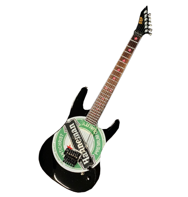 AXE HEAVEN - 'Jeff Hanneman Heineken Logo ESP' Model Guitar