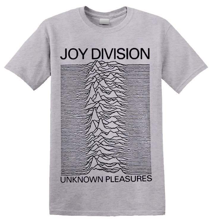 JOY DIVISION - 'Unknown Pleasures' T-Shirt (Grey)