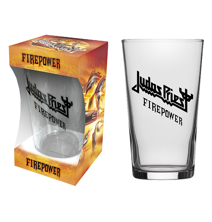 JUDAS PRIEST - 'Firepower' Beer Glass