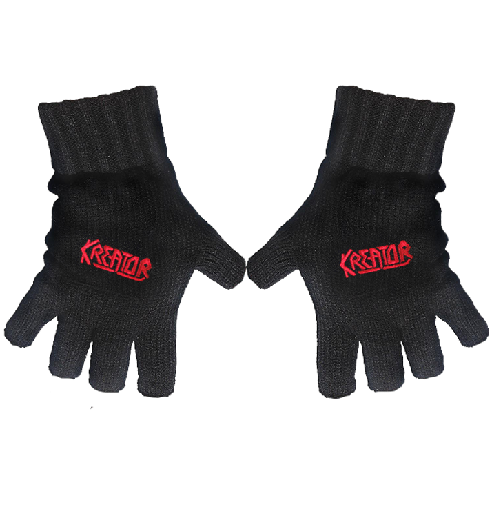 KREATOR - 'Logo' Fingerless Gloves