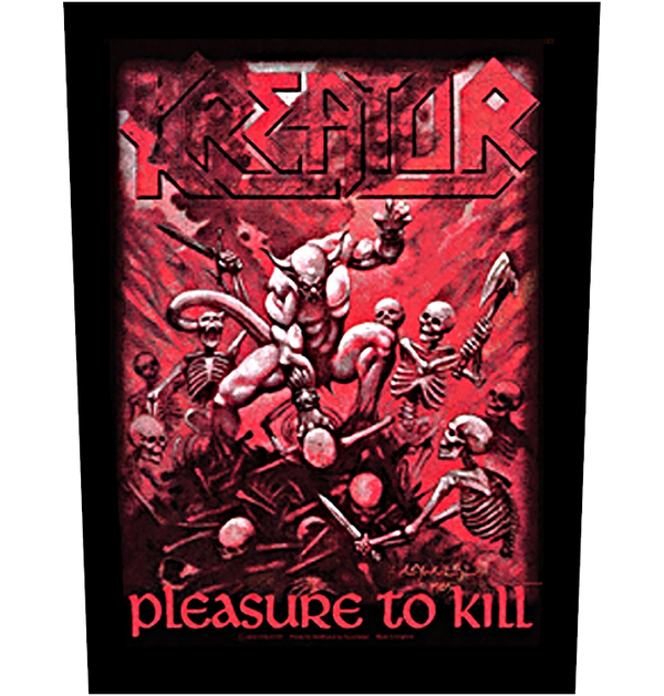 KREATOR - 'Pleasure To Kill' Back Patch