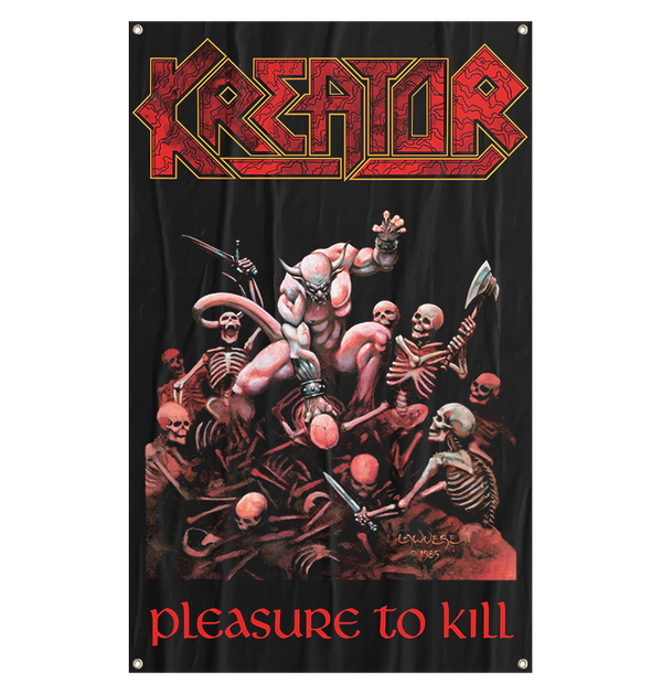 KREATOR - 'Pleasure to Kill' Flag