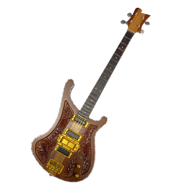 AXE HEAVEN - 'Lemmy Signature Carved Bass' Model Guitar
