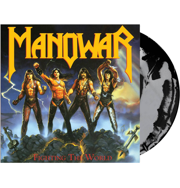 MANOWAR - 'Fighting The World' Black/Silver LP
