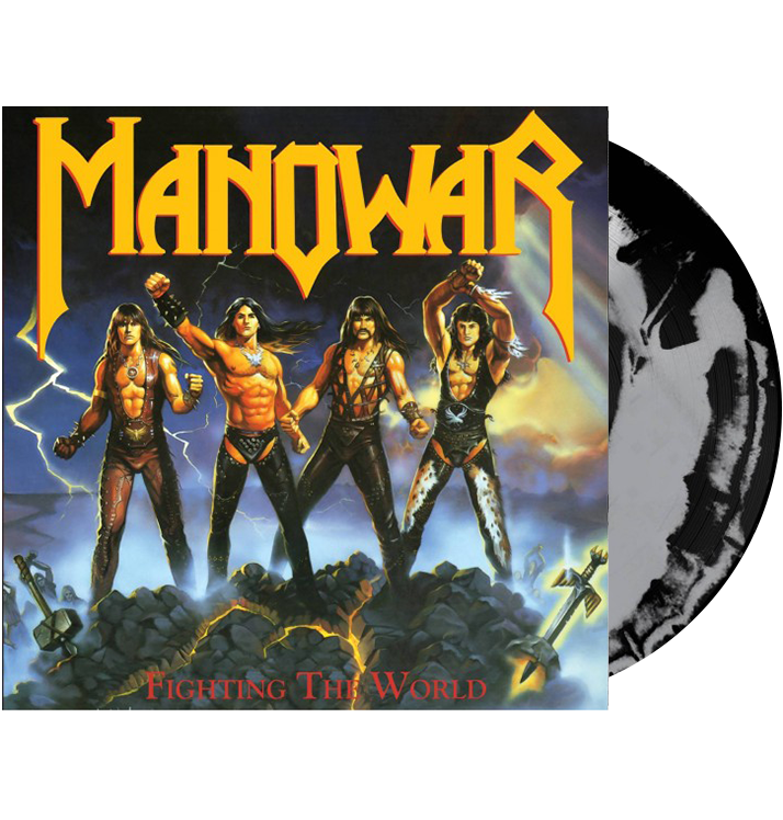 MANOWAR - 'Fighting The World' Black/Silver LP