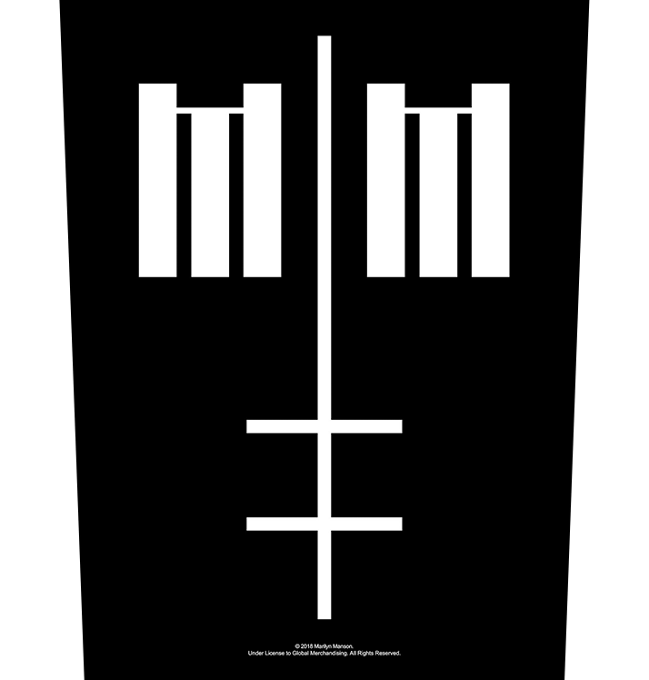 MARILYN MANSON - 'Cross Logo' Back Patch