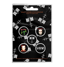 MARILYN MANSON - 'Cross Logo' Badge Set