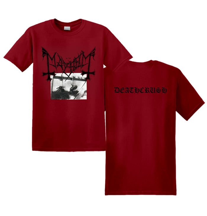 MAYHEM - 'Deathcrush' T-Shirt (Red)