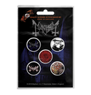 MAYHEM - 'De Mysteriis Dom Sathanas' Badge Set