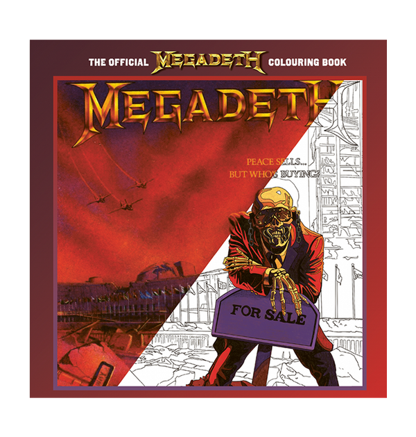 MEGADETH - The Official Megadeth Colouring Book