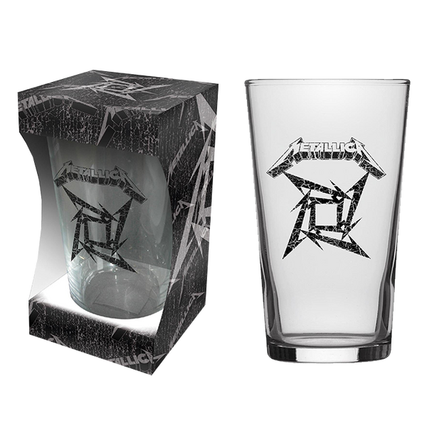 METALLICA - 'Black Album' Beer Glass