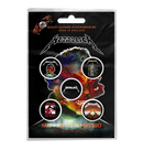 METALLICA - 'Hardwired to Self Destruct' Badge Set