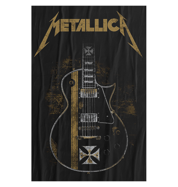 METALLICA - 'Hetfield Guitar' Flag