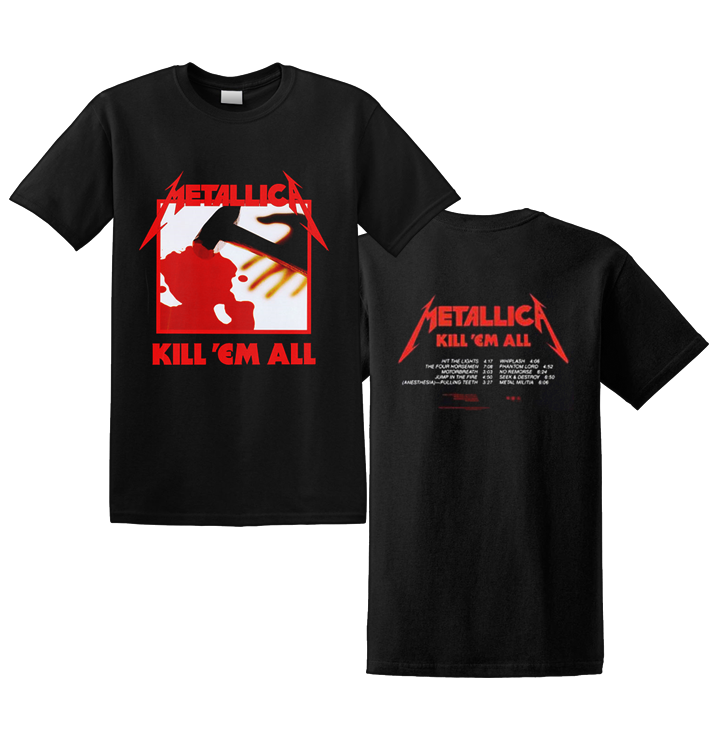 METALLICA - 'Kill 'Em All Tracks' T-Shirt