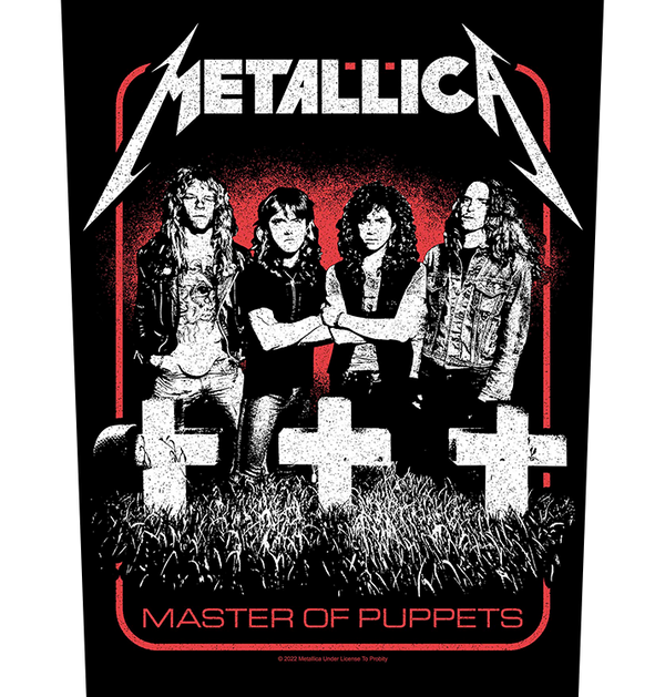 METALLICA - 'Master Of Puppets Band' Back Patch