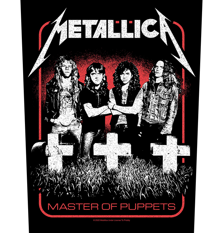 METALLICA - 'Master Of Puppets Band' Back Patch