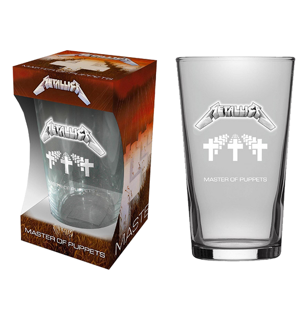 METALLICA - 'Master Of Puppets' Beer Glass