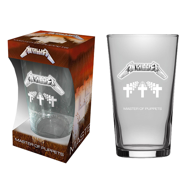 METALLICA - 'Master Of Puppets' Beer Glass