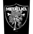 METALLICA - 'Raiders Skull' Back Patch