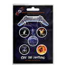 METALLICA - 'Ride the Lightning' Badge Set