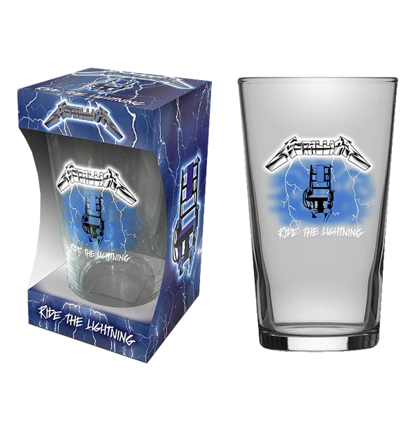 METALLICA - 'Ride the Lightning' Beer Glass
