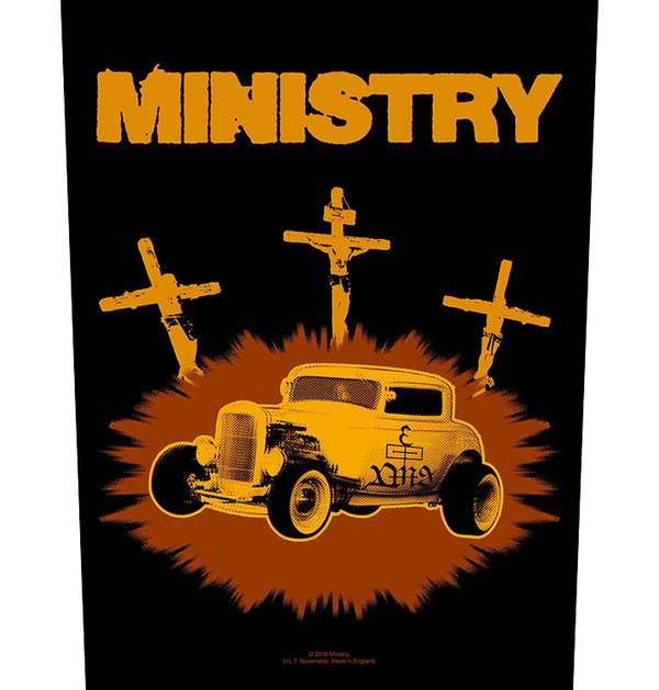 MINISTRY - 'Jesus Built My Hotrod' Back Patch