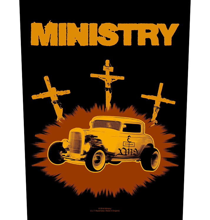 MINISTRY - 'Jesus Built My Hotrod' Back Patch