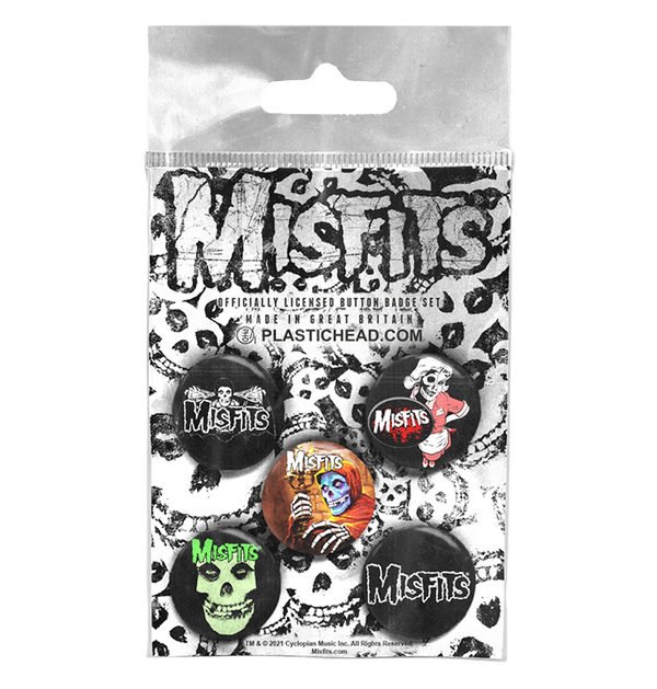 MISFITS - 'Misfits' Badge Set