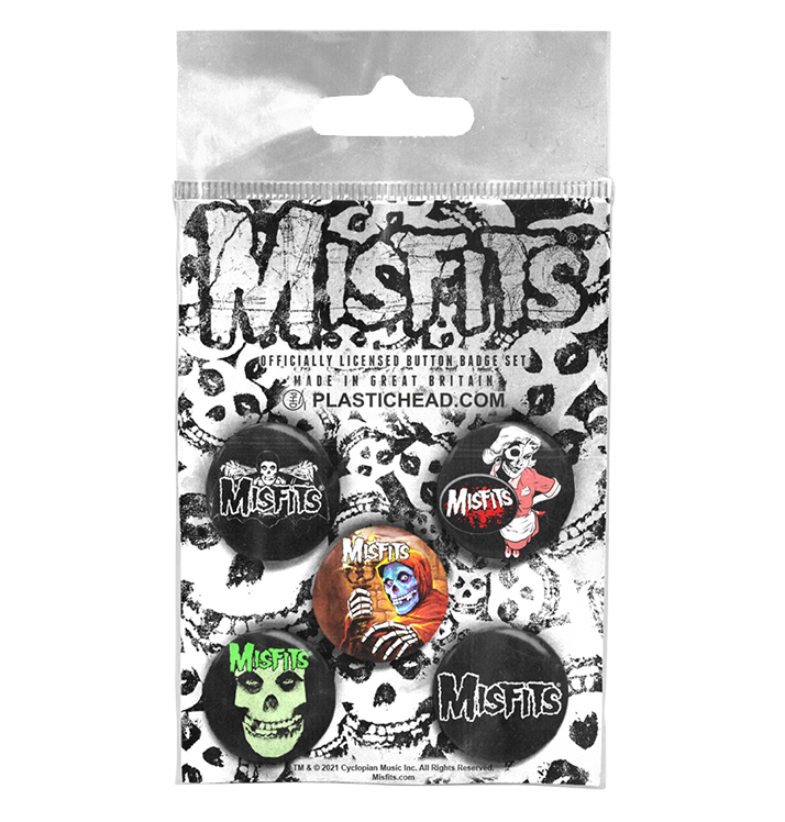 MISFITS - 'Misfits' Badge Set