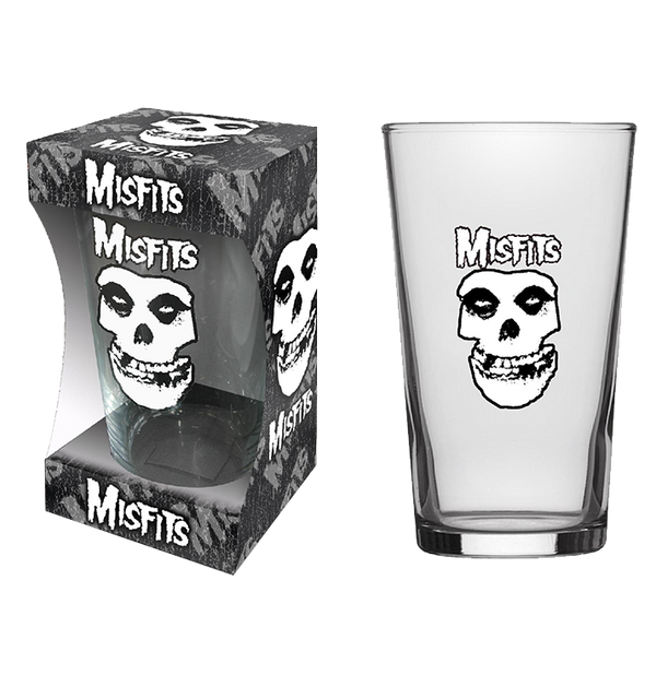 MISFITS - 'Skull' Beer Glass