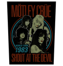 MÖTLEY CRÜE - 'Shout At The Devil' Back Patch