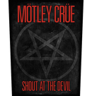 MÖTLEY CRÜE - 'Shout At The Devil Pentagram' Back Patch